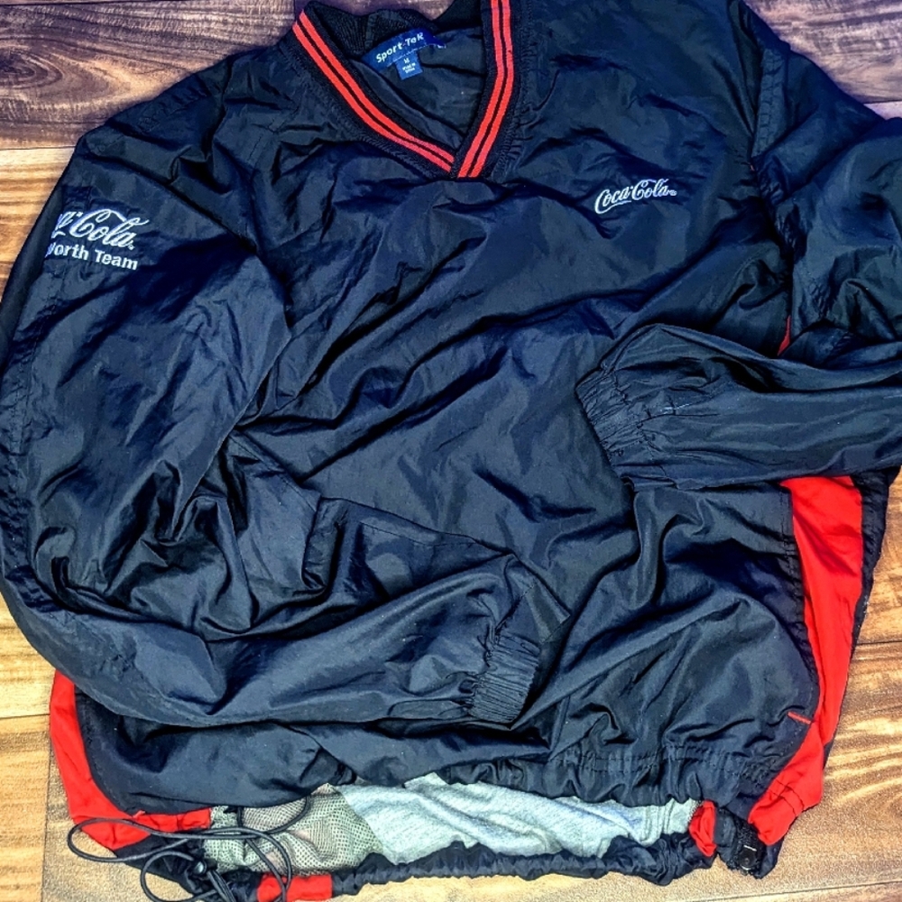 Coca Cola Black and Red Jacket